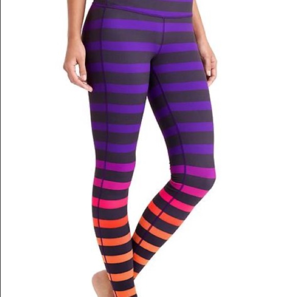 Athleta Striped Chaturanga